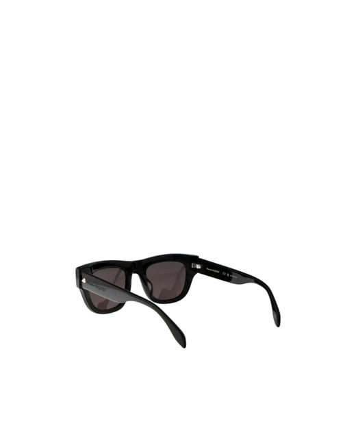 McQueen Black Eyewear Square Frame Sunglasses for men