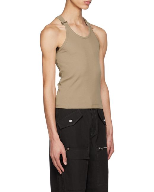 Dion Lee Multicolor E-Hook Ribbed Tank Top for men