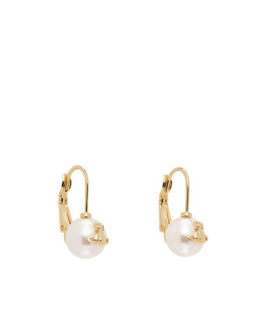 Vivienne Westwood Metallic Hanging Earrings
