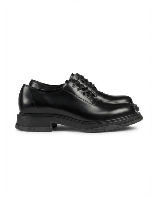 Gucci Black Lace-Up Shoe With Tonal Logo for men