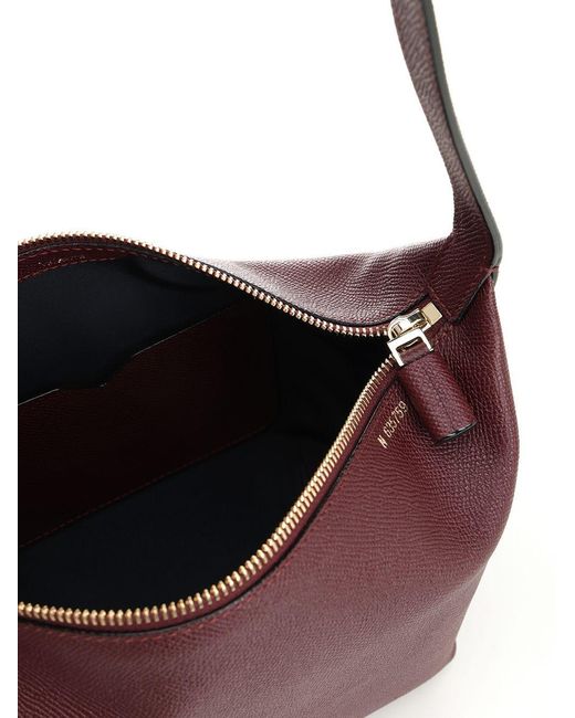 Valextra Purple Mochi Mini Handbag