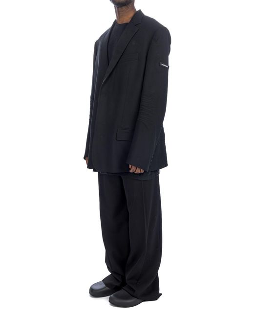 Balenciaga Black Washed Jacket for men