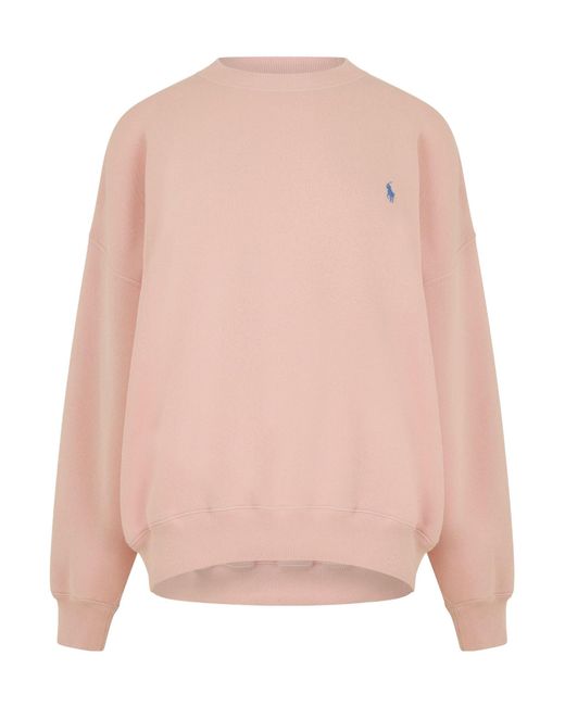 Polo Ralph Lauren Pink Comfortable Crew Neck Sweatshirt