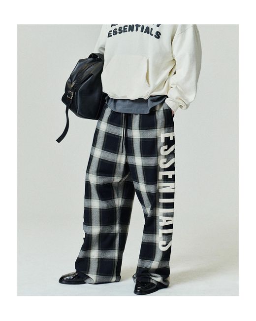 Fear Of God Black Flannel Lounge Pant for men