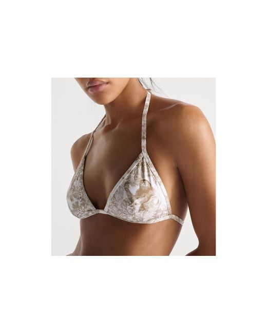 Dior White Iviera Bikini Top