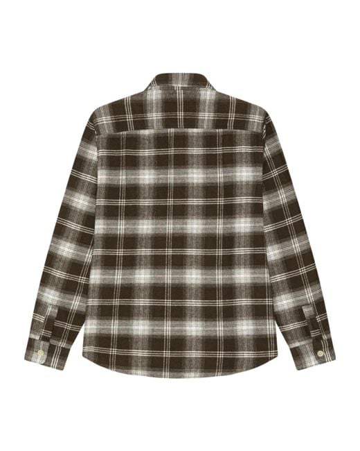 Les Deux Green Plaid Shirt for men