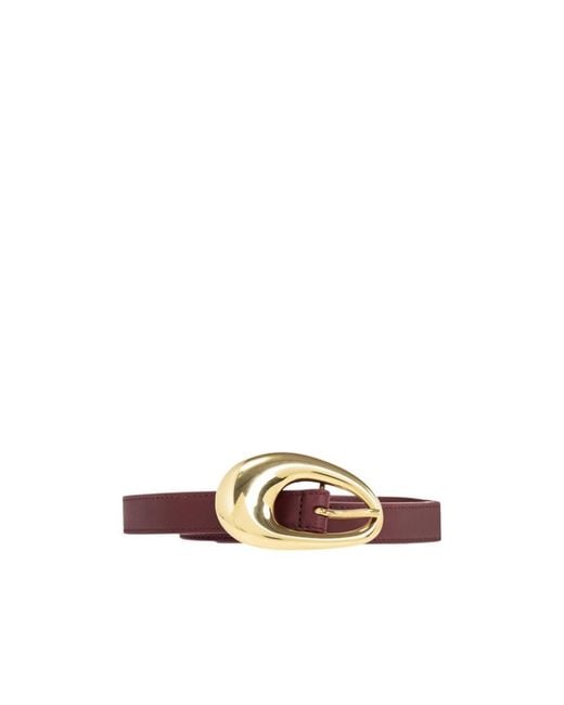 Bottega Veneta White Logo Belt