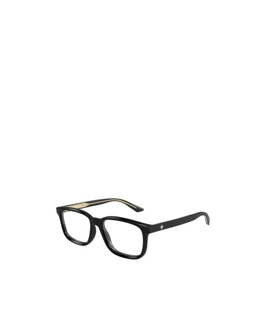 Montblanc White Eyewear Square Frame Glasses for men