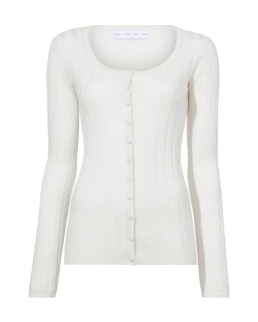 Proenza Schouler White Hattie Cardigan