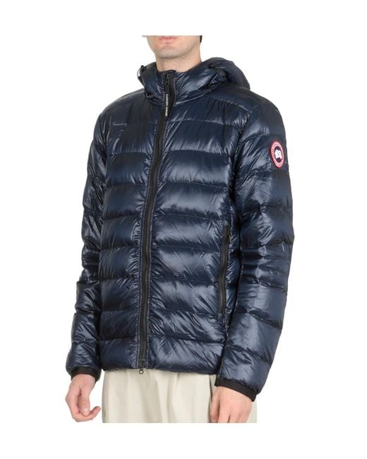 Canada Goose Blue Crofton Padded Down Jacket for men