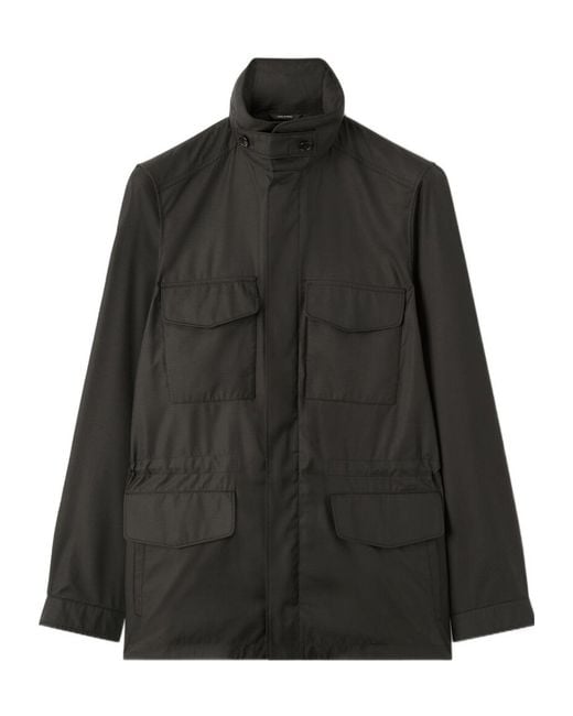 Loro Piana Black Traveller Field Jacket for men