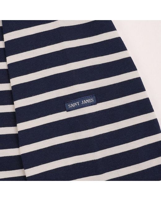 Saint James Blue Striped T-Shirt