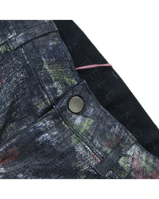 Stella McCartney Blue Logo Casual Pants