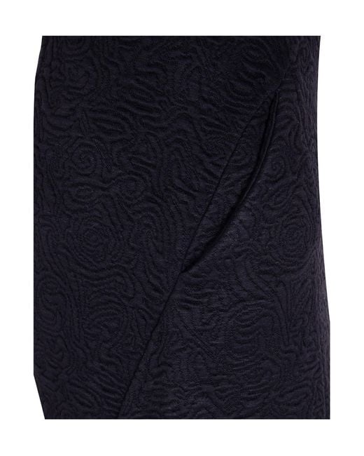Dries Van Noten Blue Husosy Flared Skirt