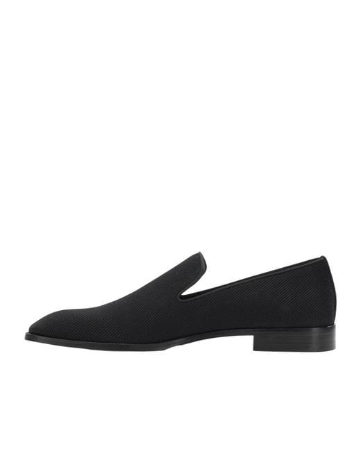 Christian Louboutin Black Slip-On Loafers for men