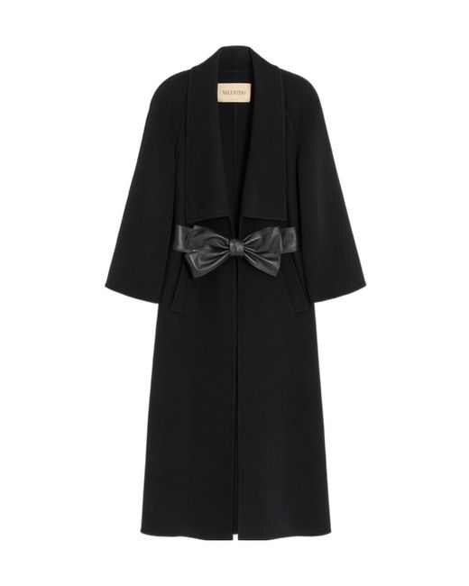 Valentino Black Long-Sleeved Coat
