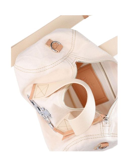 Vivienne Westwood White Paul Cylinder Crossbody Bag