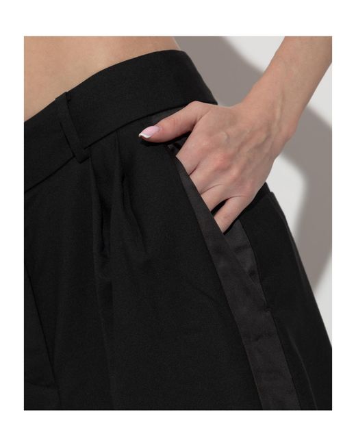 AllSaints Black Noa Wide-Leg Pants