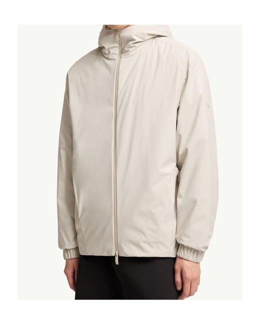 Moncler White Trelatete Hooded Down Jacket for men