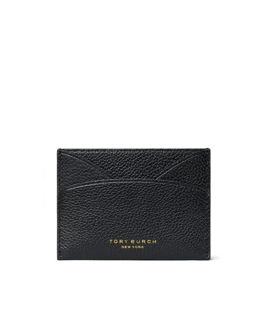 Tory Burch Black Romy Leather Card Holder