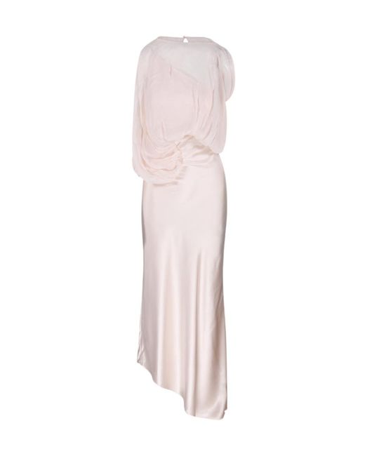 Christopher Esber Pink Cumulus Midi Dress
