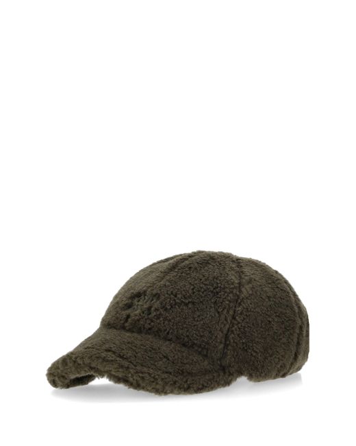 Miu Miu Green Logo-Detailed Baseball Cap