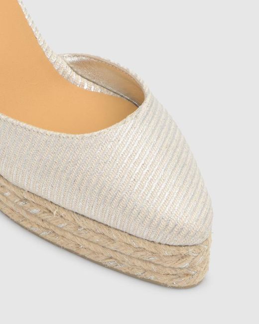 Castaner Natural Joyce Tie-Ankle Espadrilles