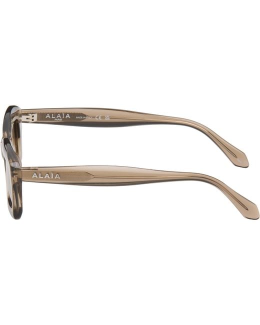 Alaïa Brown Sunglasses