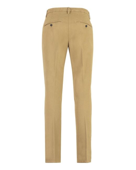 Dondup Natural Belt-Lined Casual Pants for men