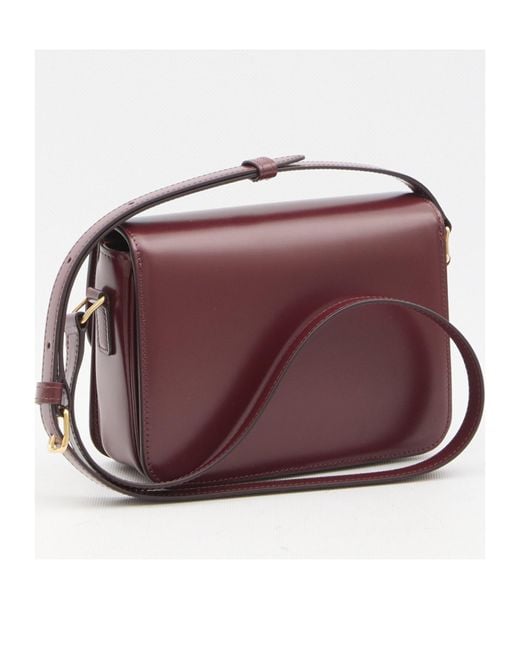 Céline Purple Teen Triomphe Bag