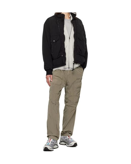 C P Company Black Chrome-R Body Zipped Padded Jacket for men