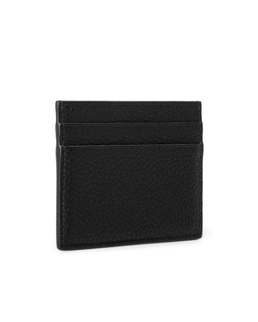 Dolce & Gabbana Black Solid Color Card Holder for men
