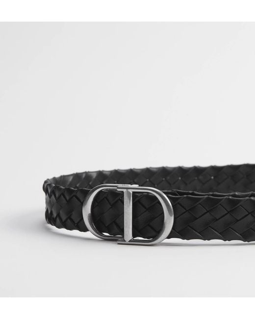 Dior Black Homme Cd Belt for men