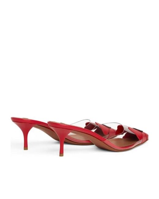 Alaïa Red Alaïa Bloom Mules