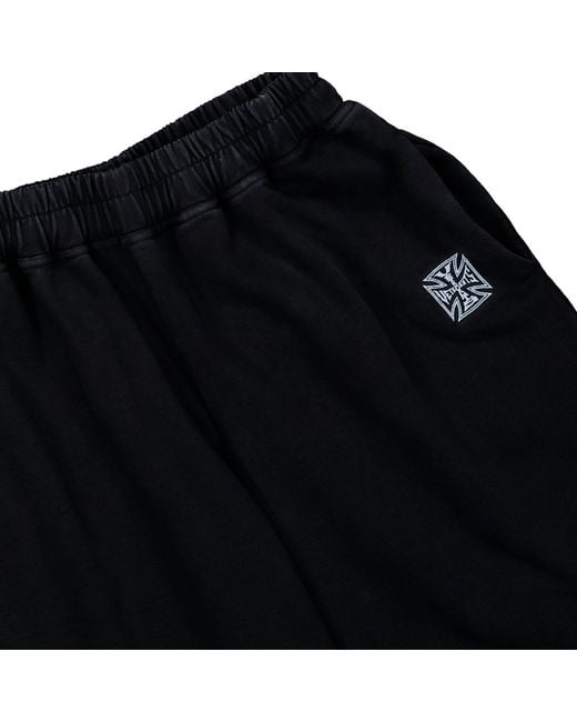 Vetements Blue Logo Printed Elasticated-Waist Sweatpants