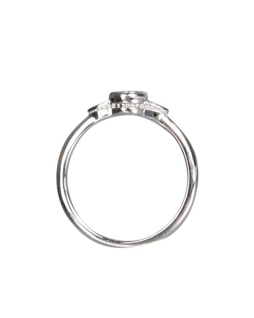 Vivienne Westwood White Logo Ring