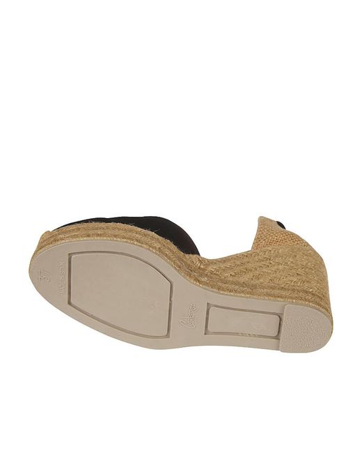Castaner Black Chiara Wedge Sandals