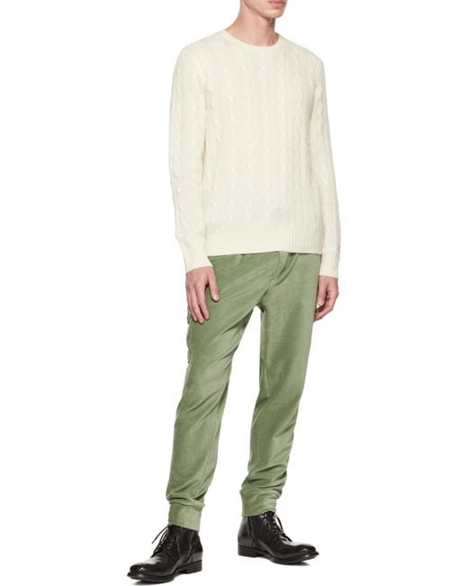 Polo Ralph Lauren Natural Crewneck Knitted Jumper for men
