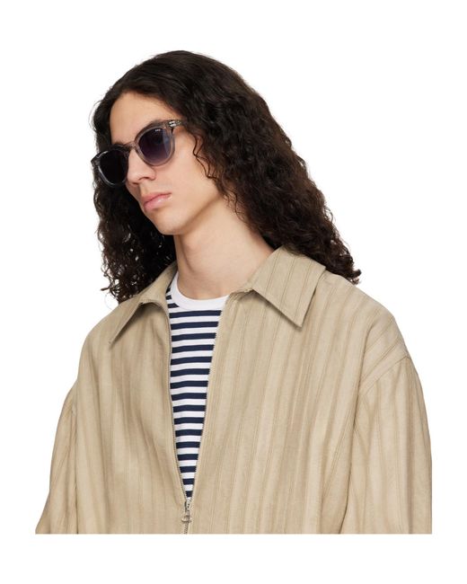 A.P.C. White Les Lou Full-Rim Sunglasses for men
