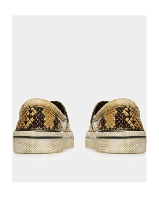 Bally Multicolor Santa Ana Python Printed Sports Shoes for men