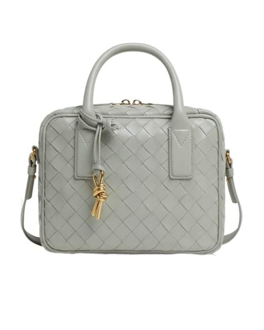 Bottega Veneta Gray Small Getaway