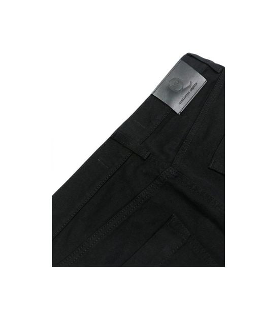 McQ Alexander McQueen Black Logo Jeans for men
