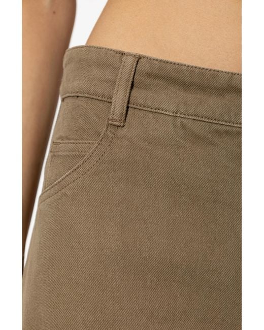 Christopher Esber Natural Straight-Leg Jeans With Belt Loops