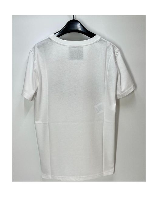 Moschino Gray Logo Printed Short Sleeved T-Shirt