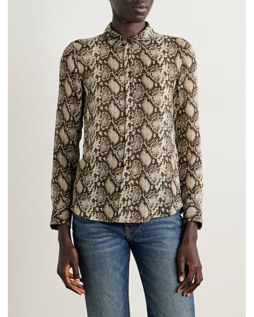 Nili Lotan Gray Gaia Shirt