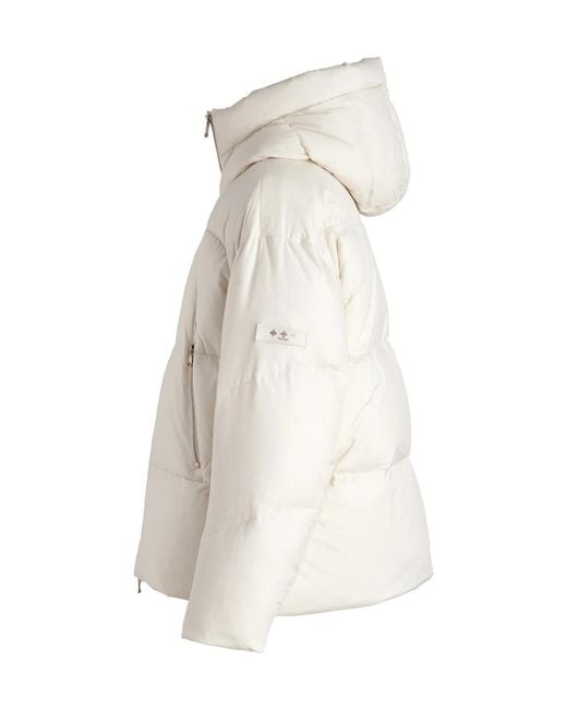 Tatras Natural Long-Sleeve Hooded Down Jacket