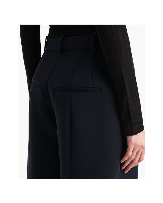 Khaite Blue Dugan Pleated Trousers
