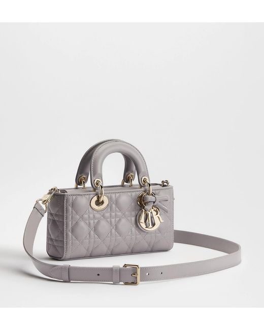 Dior Gray Small Lady D-Joy Bag