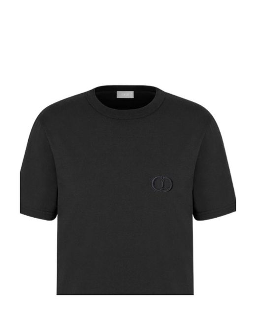 Dior Black Cd Icon T-Shirt, Regular Fit for men
