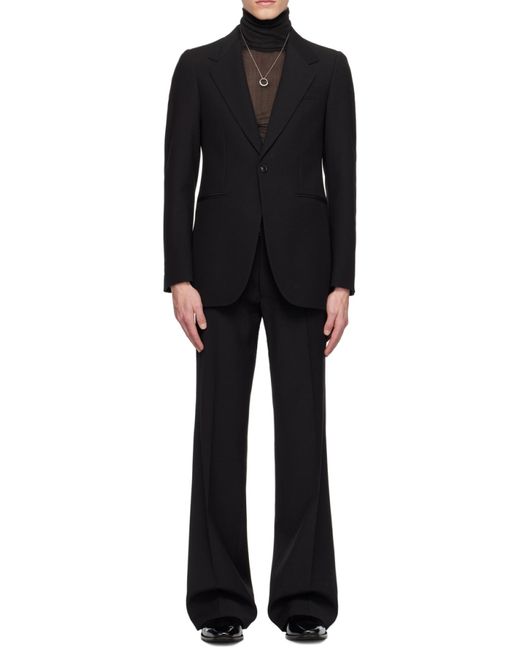 Maison Margiela Black Two-Piece Tailored Suit for men